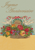 Des oiseaux et roses pour 80 ans